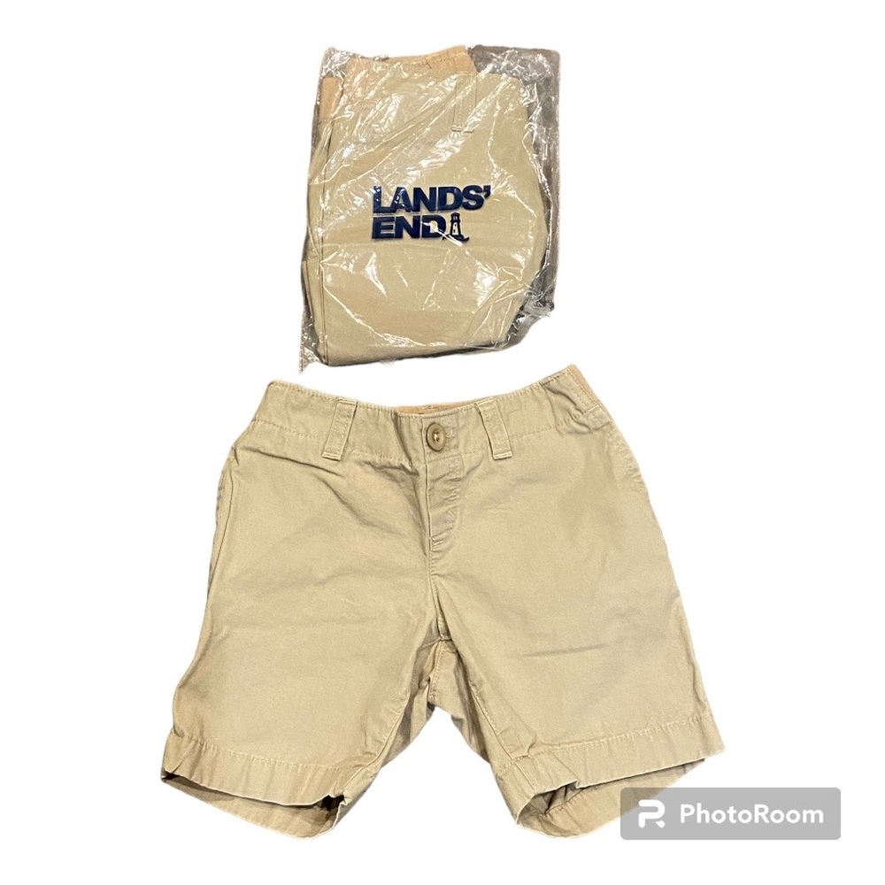 Lands’ End pull on khaki shorts bundle